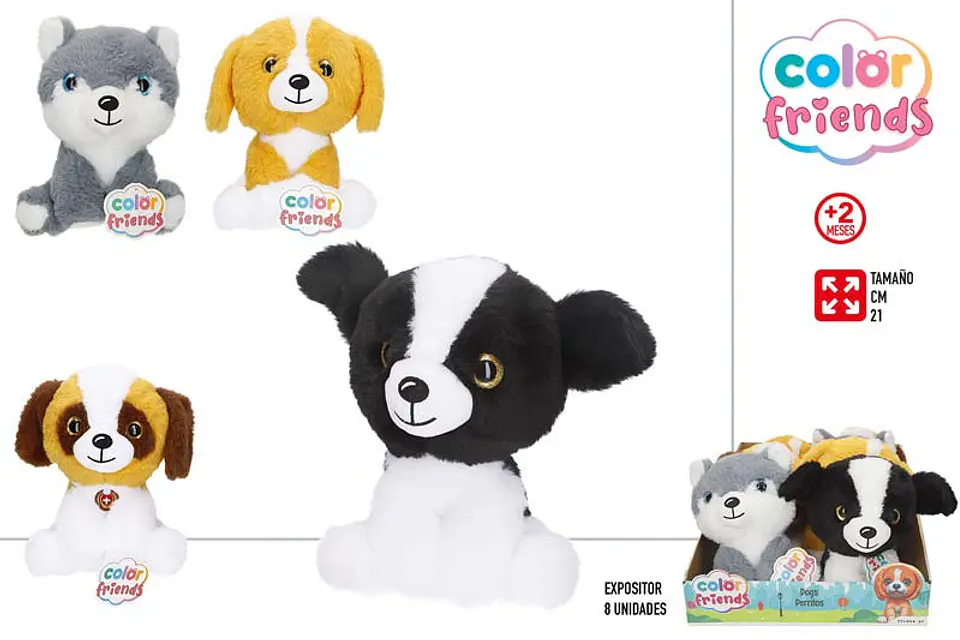 Peluche animal 21cm +2M ref.47697 1