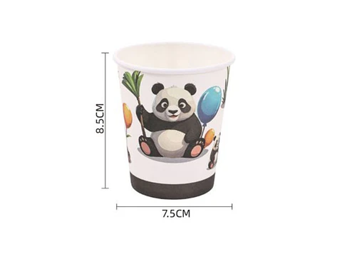 Festa Panda copo de papel 6pcs 250ml