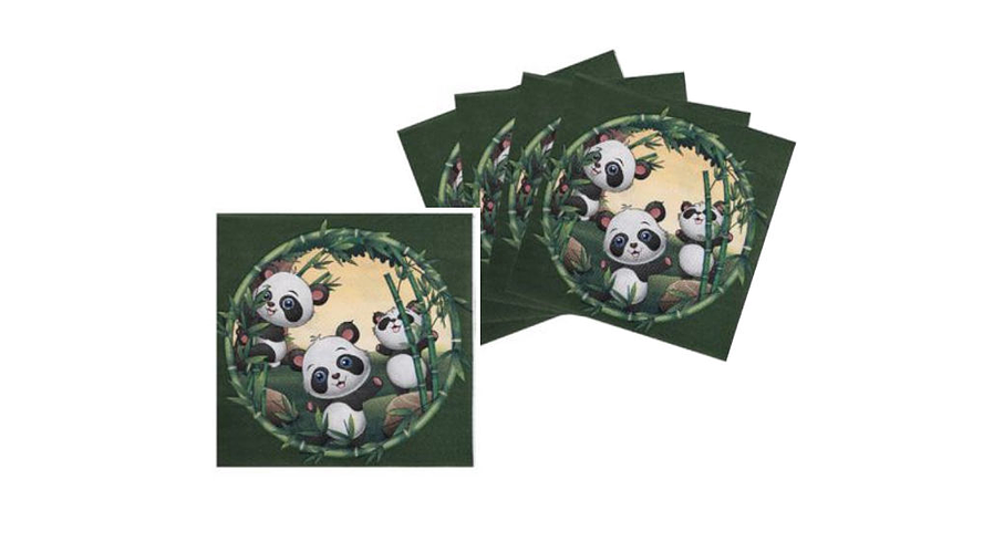 Festa panda guardanapos 16pcs 33x33cm 1