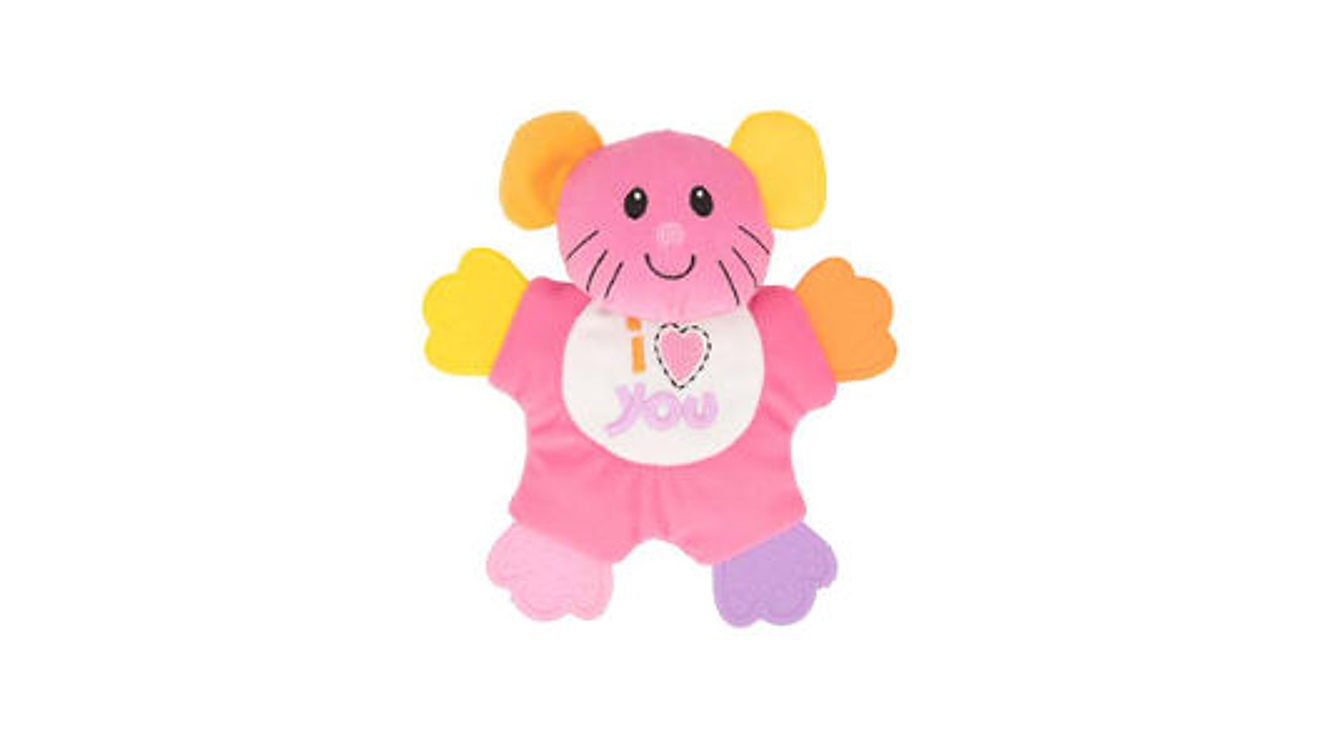 Peluche para bebe +2meses com mordedor ref.49648 2