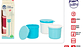 Pote plastico para comida bebe 3pcs +0m - Thumbnail 1