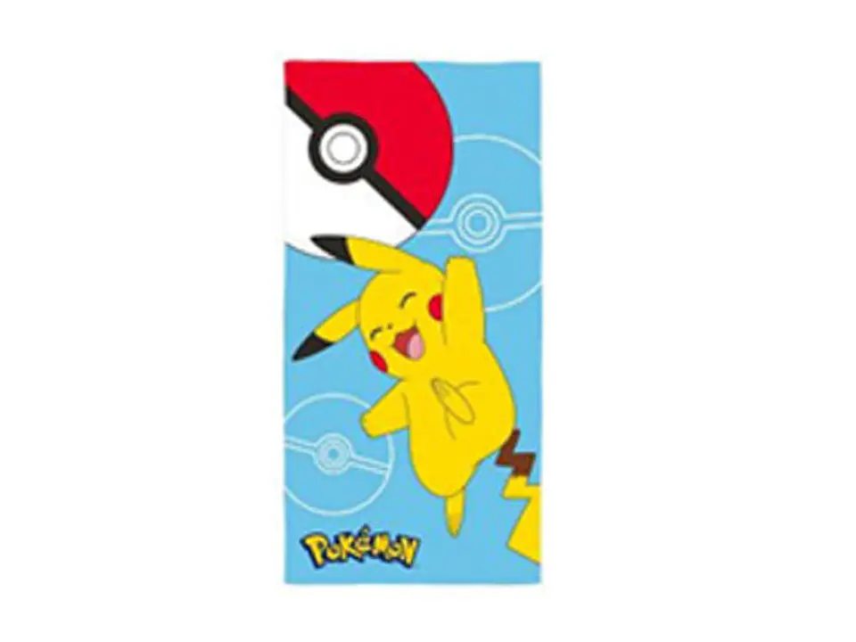 Toalha de praia 70x140cm Pokemon 100% Poliester 1