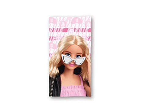 Toalha de praia 70x140cm Barbie 100% Poliester