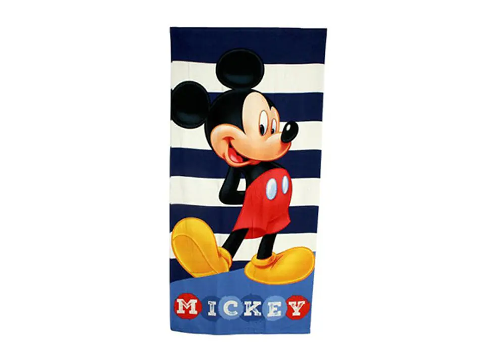 Toalha de praia 70x140cm Mickey 100% Poliester 1