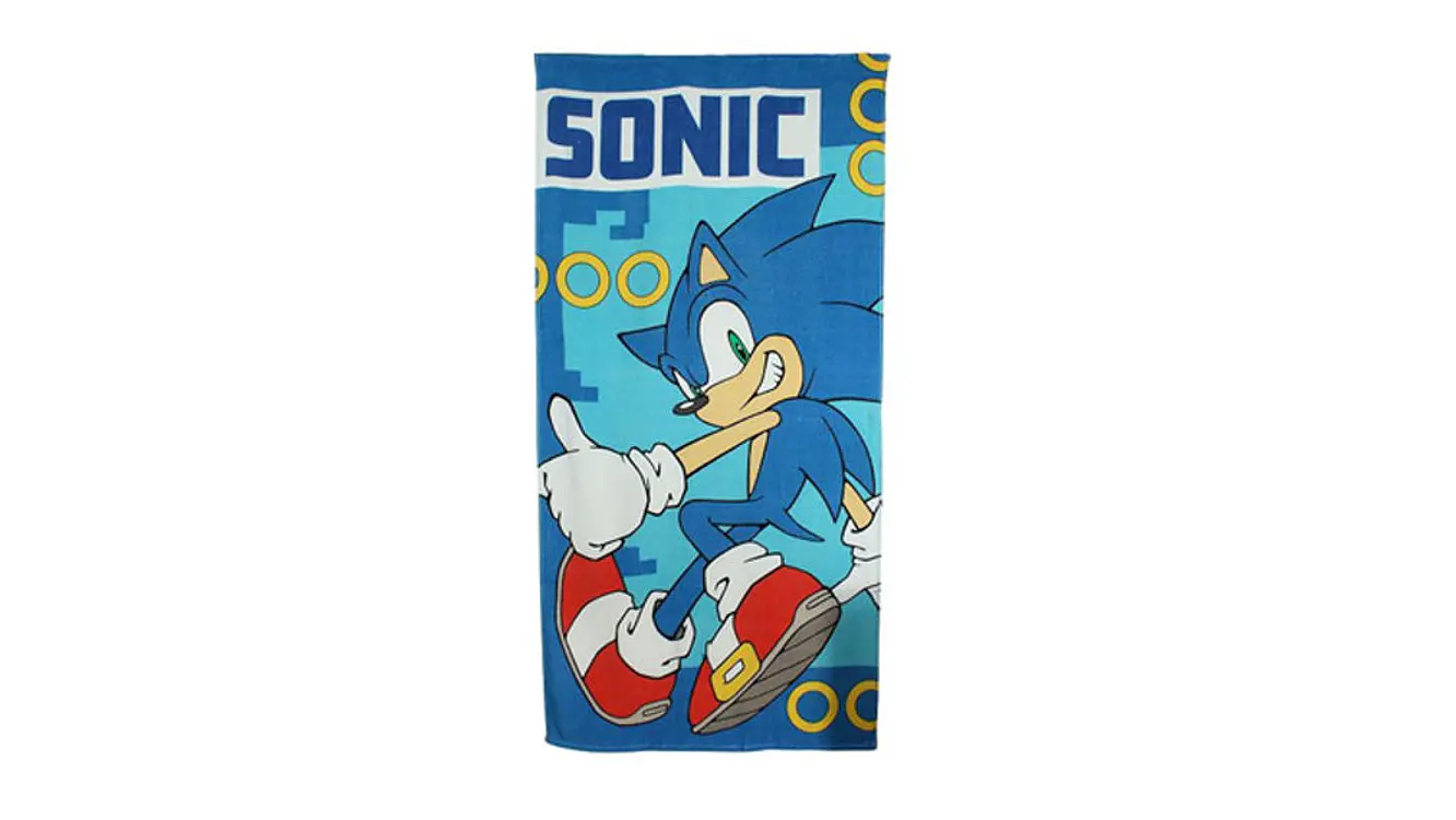 Toalha de praia 70x140cm Sonic 1