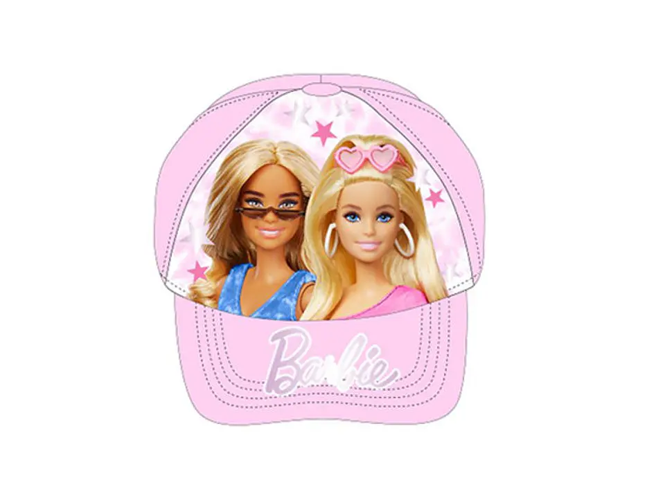 Boné Barbie tamanho ajustável para crianças entre 3-6 anos 2