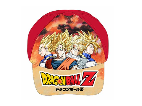 Boné Dragon Ball tamanho ajustável para crianças entre 3-6 anos