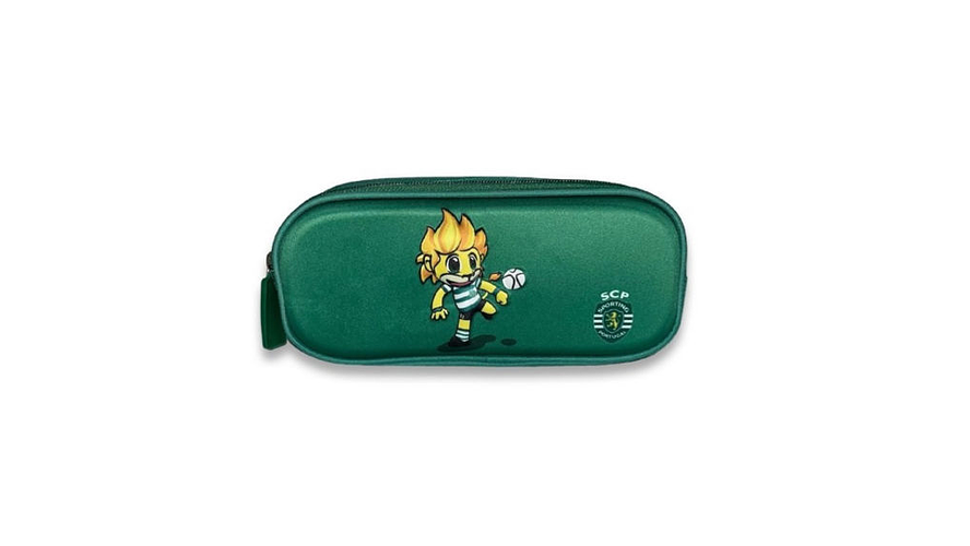 Estojo lápis Sporting 3D duplo fecho SP1102  1