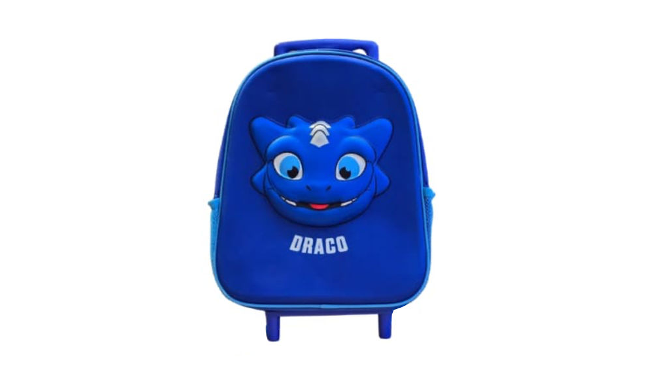 Mochila escolar com roda Porto trolley 3d 31 cm PTO1105 1