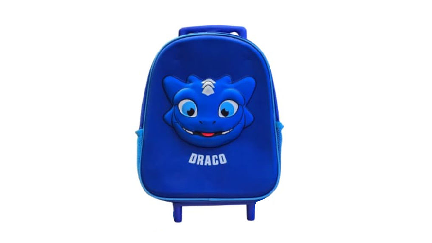 Mochila escolar com roda Porto trolley 3d 31 cm PTO1105 1