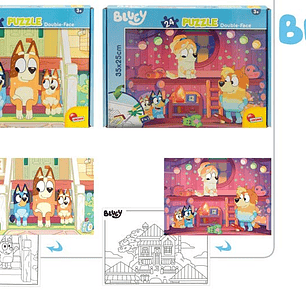 Puzzle bluey 24pcs 35x25cm +3a ref.99542 ref.47226