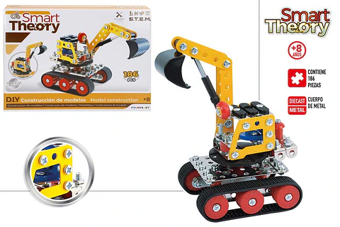 Brinquedo bloco puzzle 186pcs +8A ref.47339