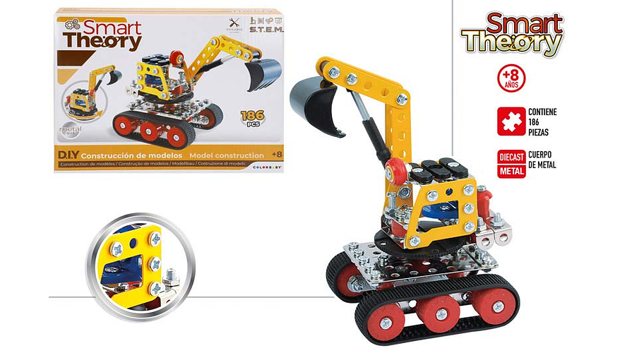 Brinquedo bloco puzzle 186pcs +8anos ref.47339 1