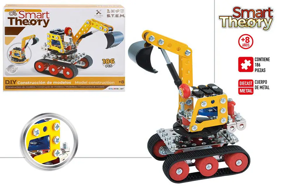 Brinquedo bloco puzzle 186pcs +8A ref.47339 1