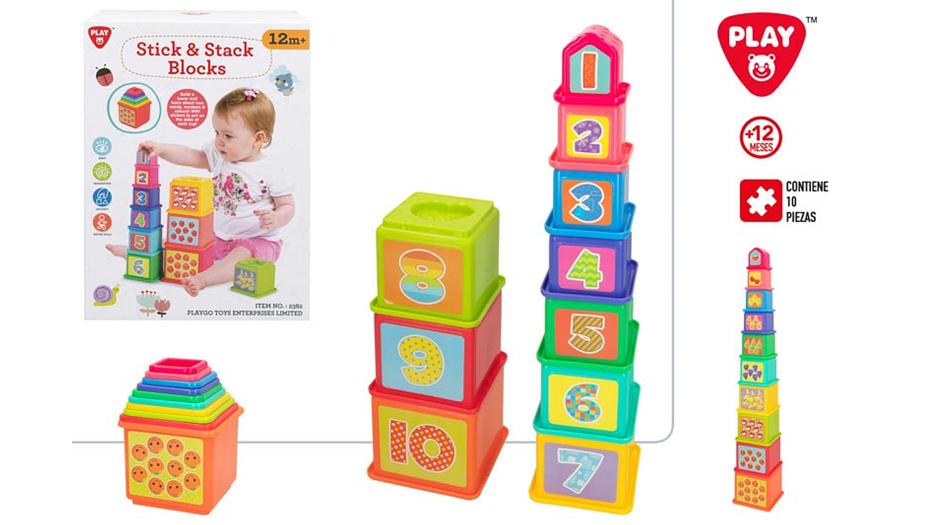 Brinquedo bloco para bebe +12m ref.44258 1