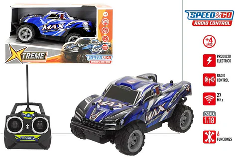 Brinquedo carro com comando +4A scale 1:18 ref.41359