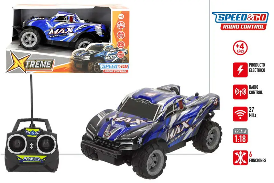 Brinquedo carro com comando +4A scale 1:18 ref.41359 1