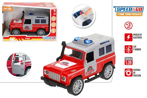 Brinquedo carro a pilhas +3A scale 1:20 ref.39664