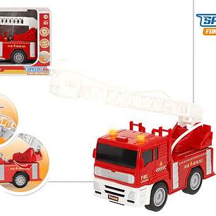 Brinquedo carro bombeiro scale 1:20 +3a ref.39667