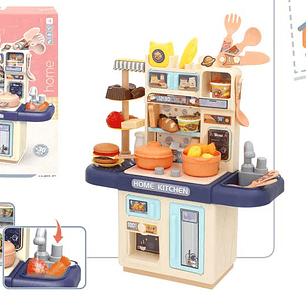 Brinquedo cozinha 30pcs +3a 30x12x33cm ref.39571