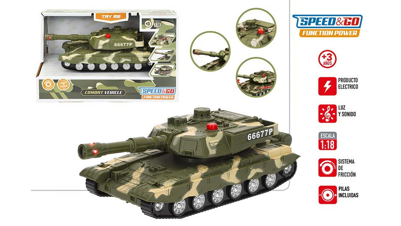 Brinquedo tank +3a ref.39309 1