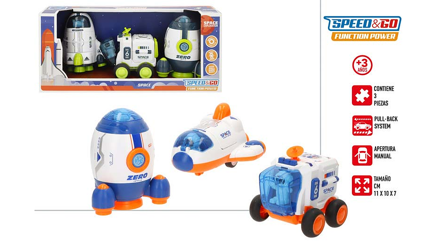 Brinquedo space 3pcs +3a ref.39531 1