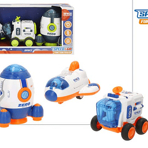 Brinquedo space 3pcs +3a ref.39531