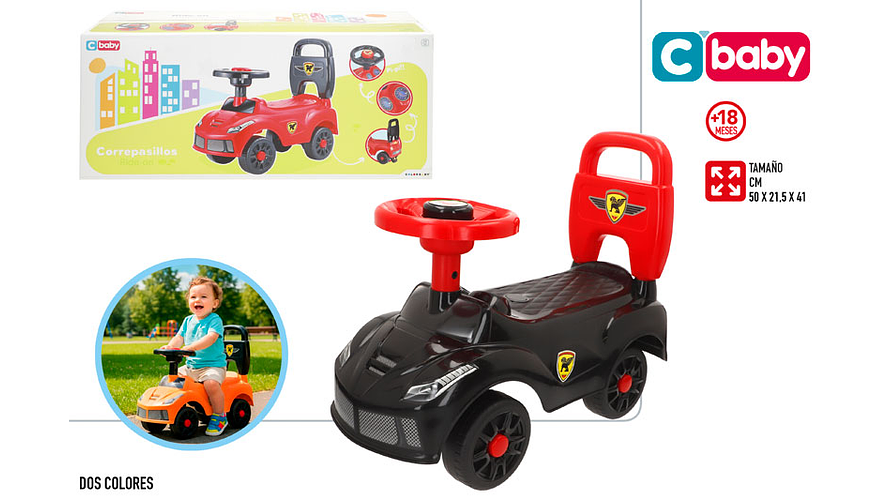 Brinquedo carro para bebe +18m 50x21.5x41cm ref.39575 1