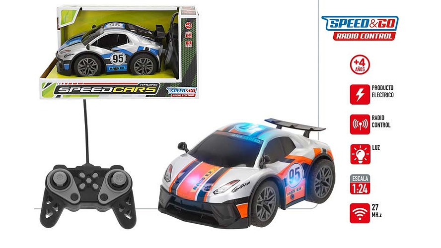 Brinquedo carro com comando +4a ref.41348 1