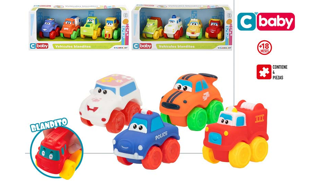 Brinquedo mini carro 4pcs +18m ref.49433 1