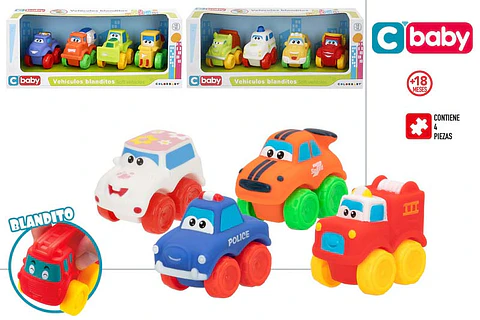 Brinquedo mini carro 4pcs +18M ref.49433
