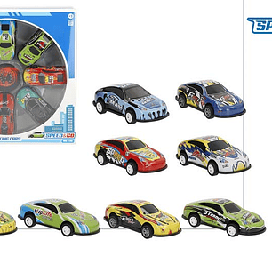 Brinquedo mini carro 8pcs +3a ref.49868