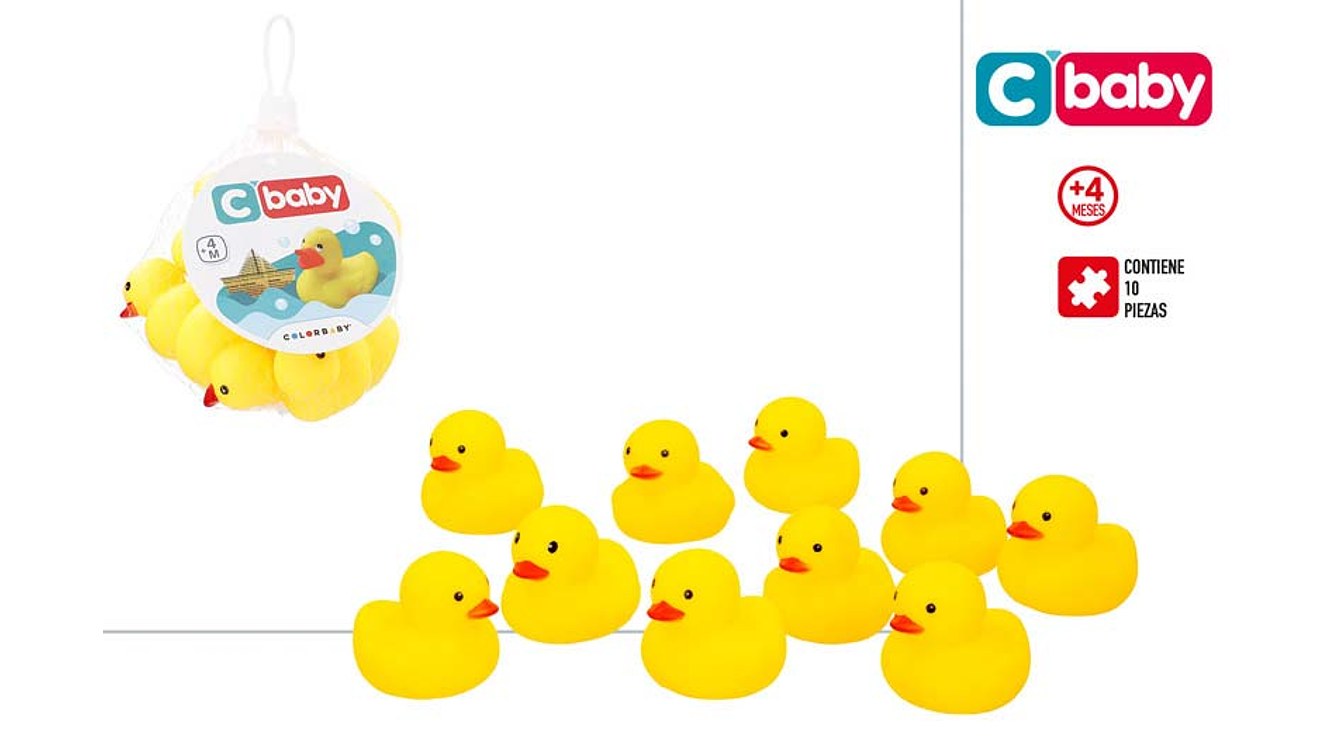 Brinquedo patinhos 10pcs +4m ref.45790 1