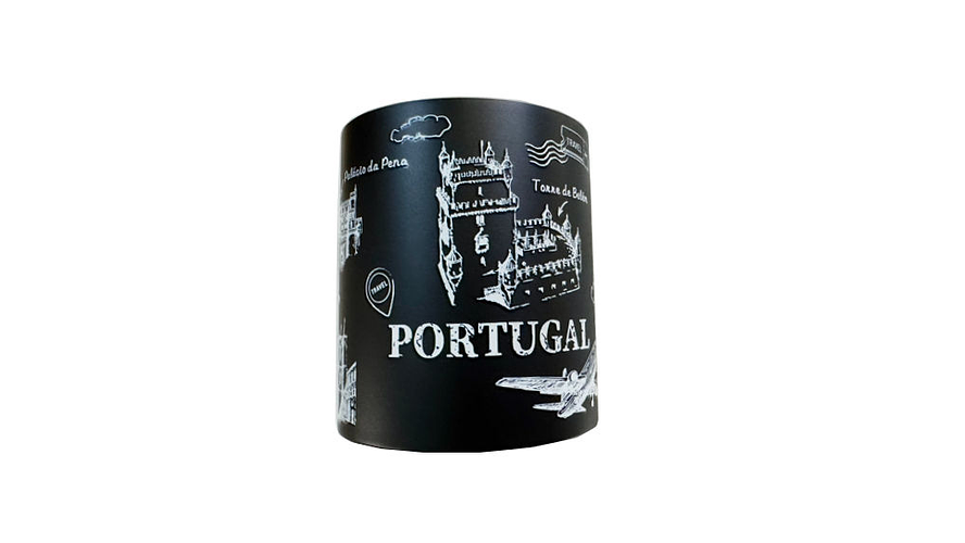 Caneca inox Portugal 220ml cor Preto 2