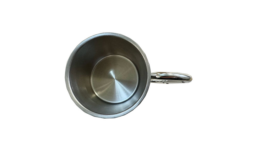 Caneca inox Portugal 220ml cor Prateada 4