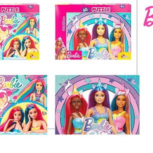 Puzzle barbie 48pcs 35x25cm +4a ref.99436 ref.47225