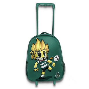 Mochila escolar com roda Sporting trolley 3d 31 cm SP1105