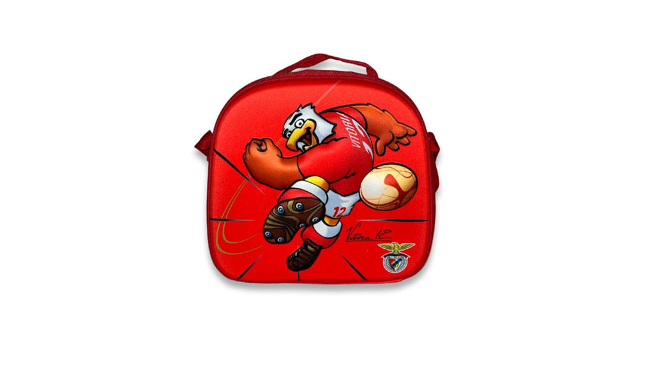 Lancheira térmica Benfica 3D 23x23x10cm BEN1103 1