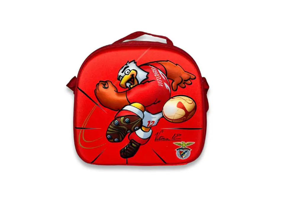 Lancheira térmica Benfica 3D 23x23x10cm BEN1103 1