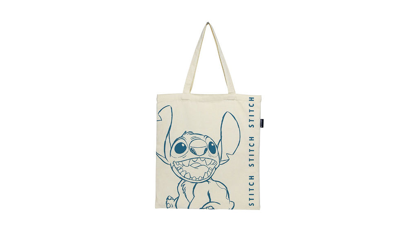 Saco de pano Stitch 37x41cm algodão WD16222 1