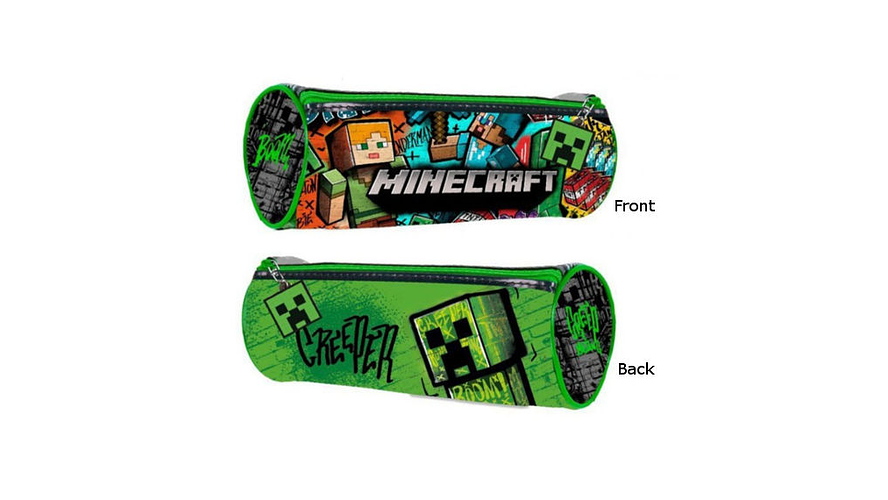 Estojo lápis Minecraft 22x9cm MC00052 1