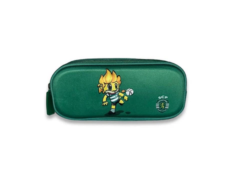 Estojo lápis Sporting 3D duplo fecho SP1102 