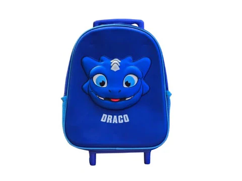 Mochila escolar com roda Porto trolley 3D 31cm PTO1105