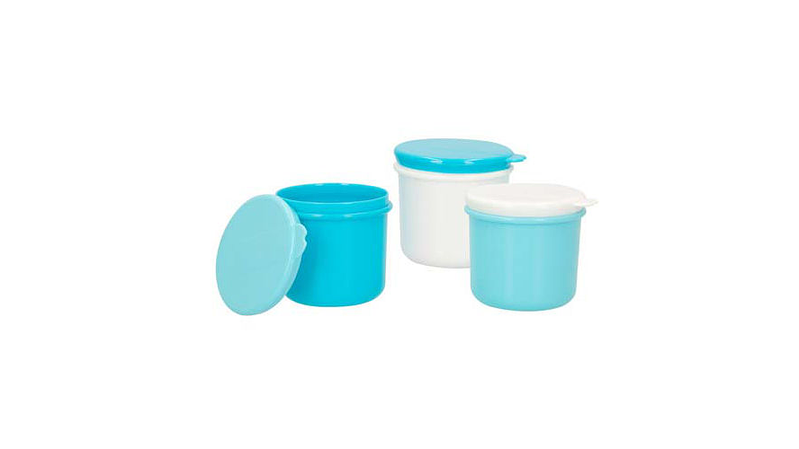 Pote plastico para comida bebe 3pcs +0m 2