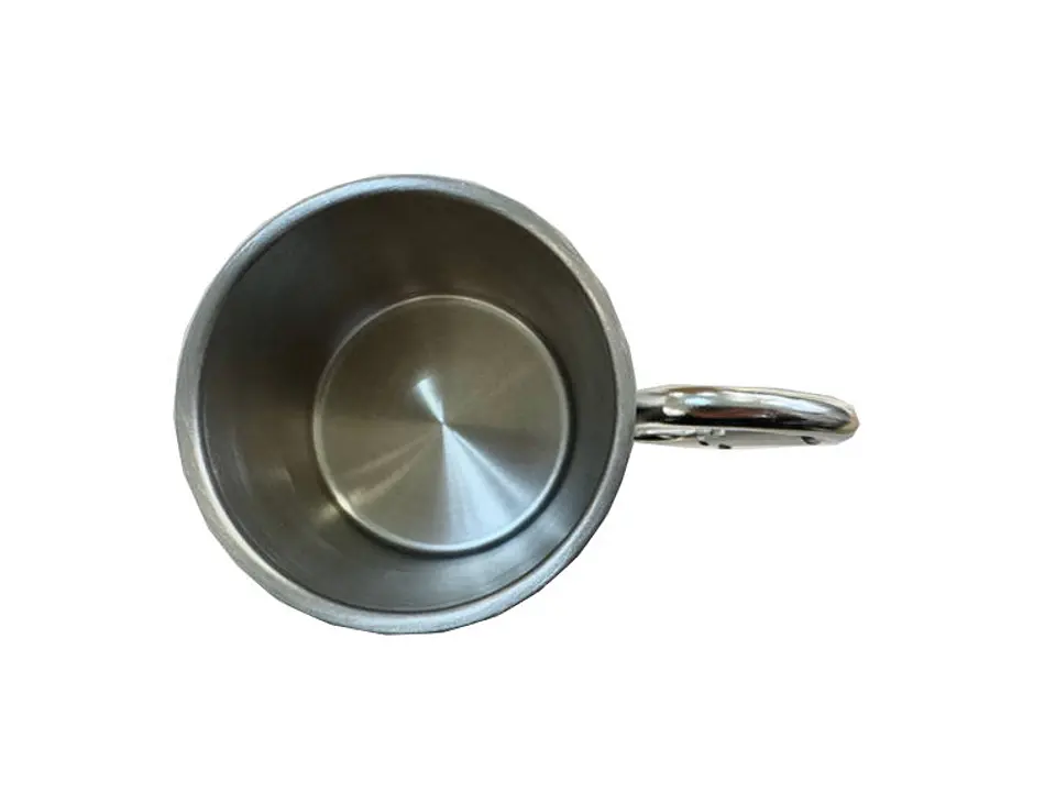 Caneca inox Portugal 220ml cor Prateada 4