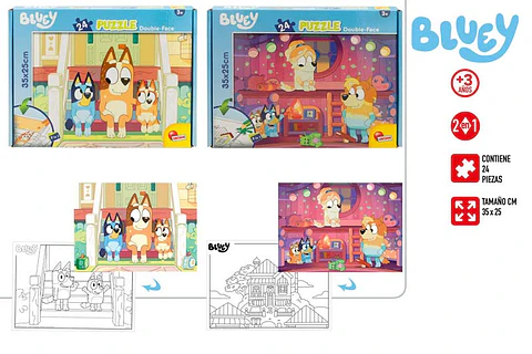 Puzzle bluey 24pcs 35x25cm +3A