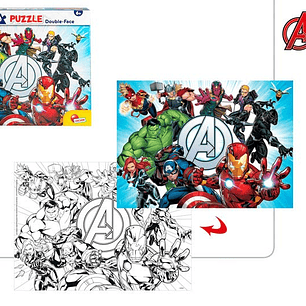 Puzzle Avengers 60pcs 35x25cm +6a ref.99658 ref.47220