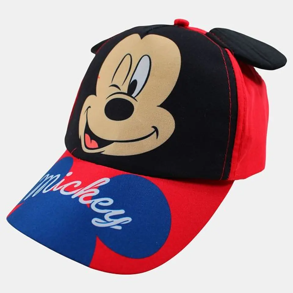 Boné Mickey 3D tamanho ajustável para crianças entre 3-6 anos 1