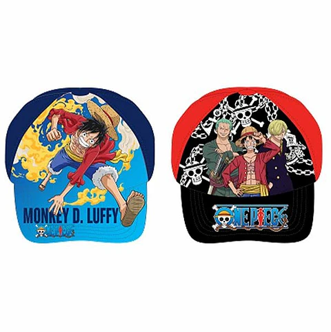 Boné One Piece tamanho ajustável para crianças entre 3-6 anos
