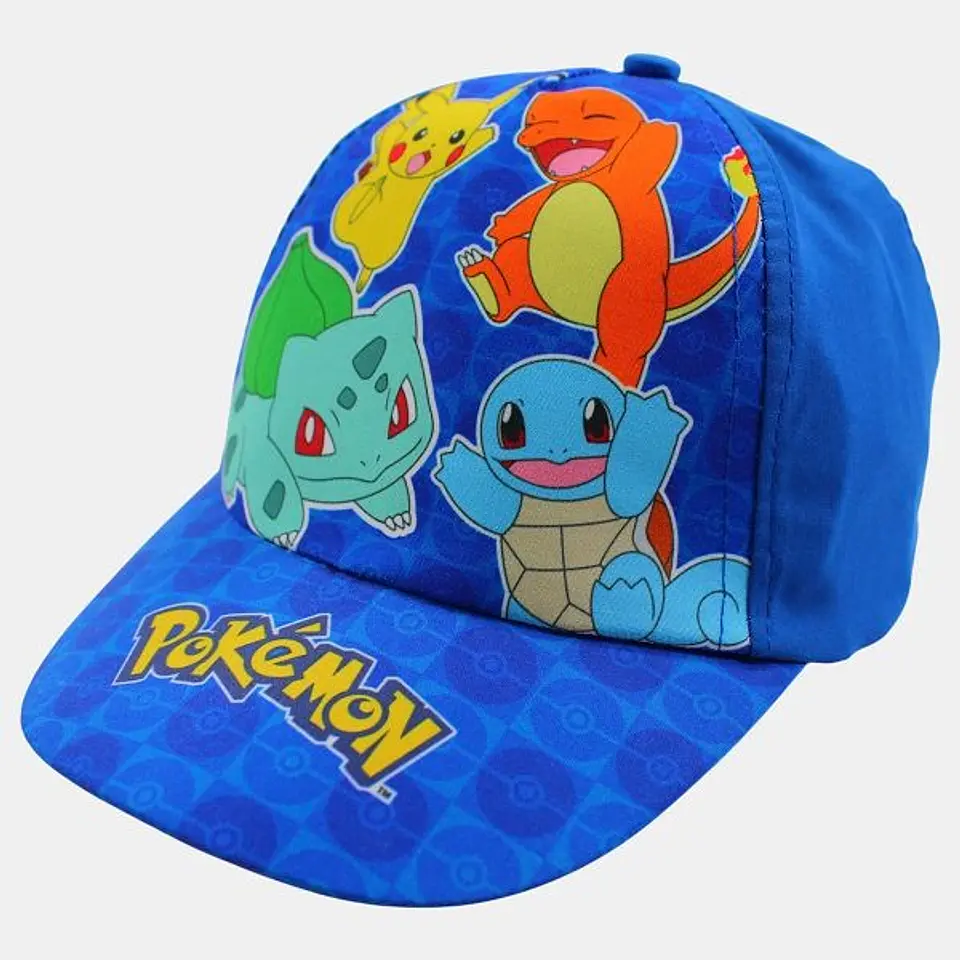 Boné Pokemon Menino tamanho ajustável para crianças entre 3-6 anos 1